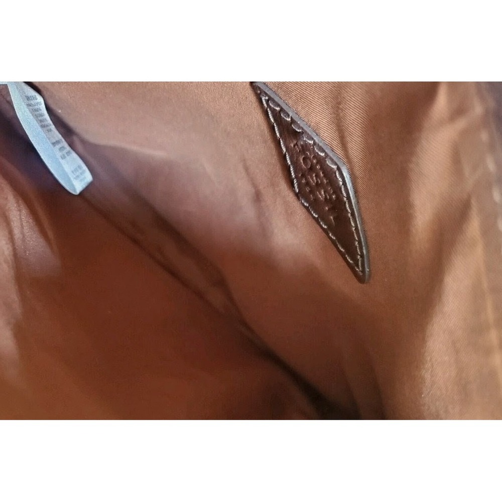 Fossil Voyager SM Crossbody Bag Brown Leather Small Messenger Brass Hardware - Picture 7 of 10